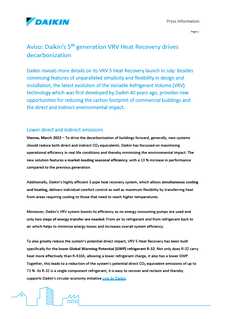 Press Information_Aviso Launch VRV 5 heat recovery system in July 2022.pdf Press Information_Aviso Launch VRV 5 heat recovery system in July 2022.pdf